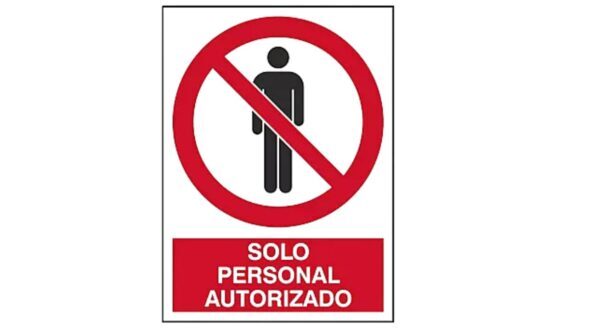 Señalamiento de prohibición NOM-003-SEGOB — LGA Querétaro
